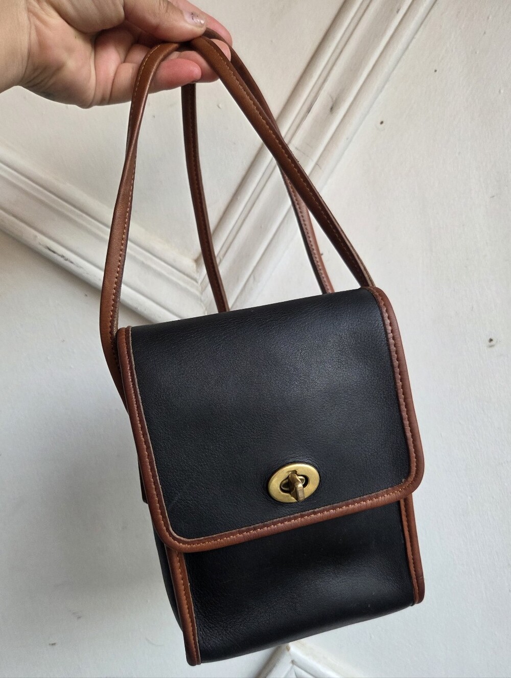 Vintage Coach Spectator Scooter Bag 9893🤎🖤